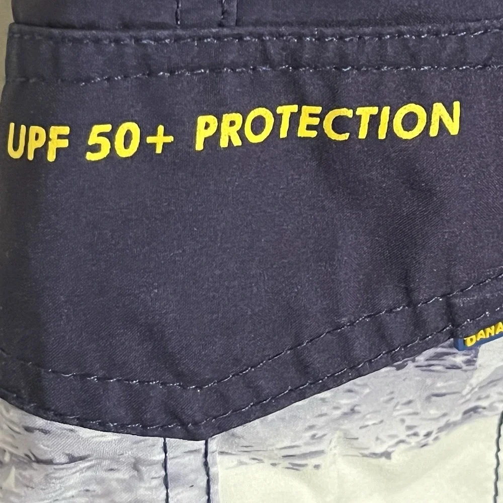 Banana Boat UPF 50+ American Flag Swim Trunks Board Shorts Size‎ Large